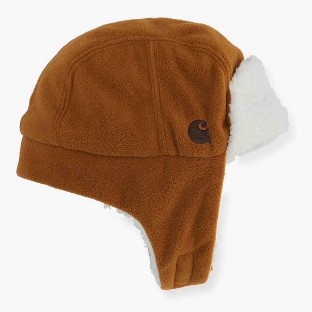 Carhartt Tan Fleece Trapper Hat
